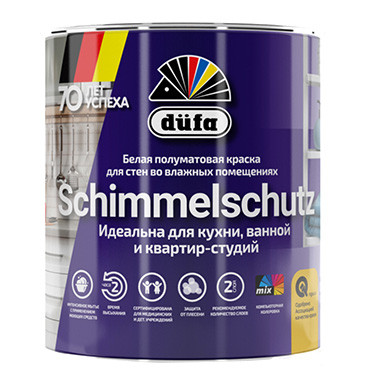SCHIMMELSCHUTZ 0.9л база 1 "Dufa" ВД краска (под заказ) SCHIMMELSCHUTZ 0.9л база 1 "Dufa" ВД краска (под заказ)